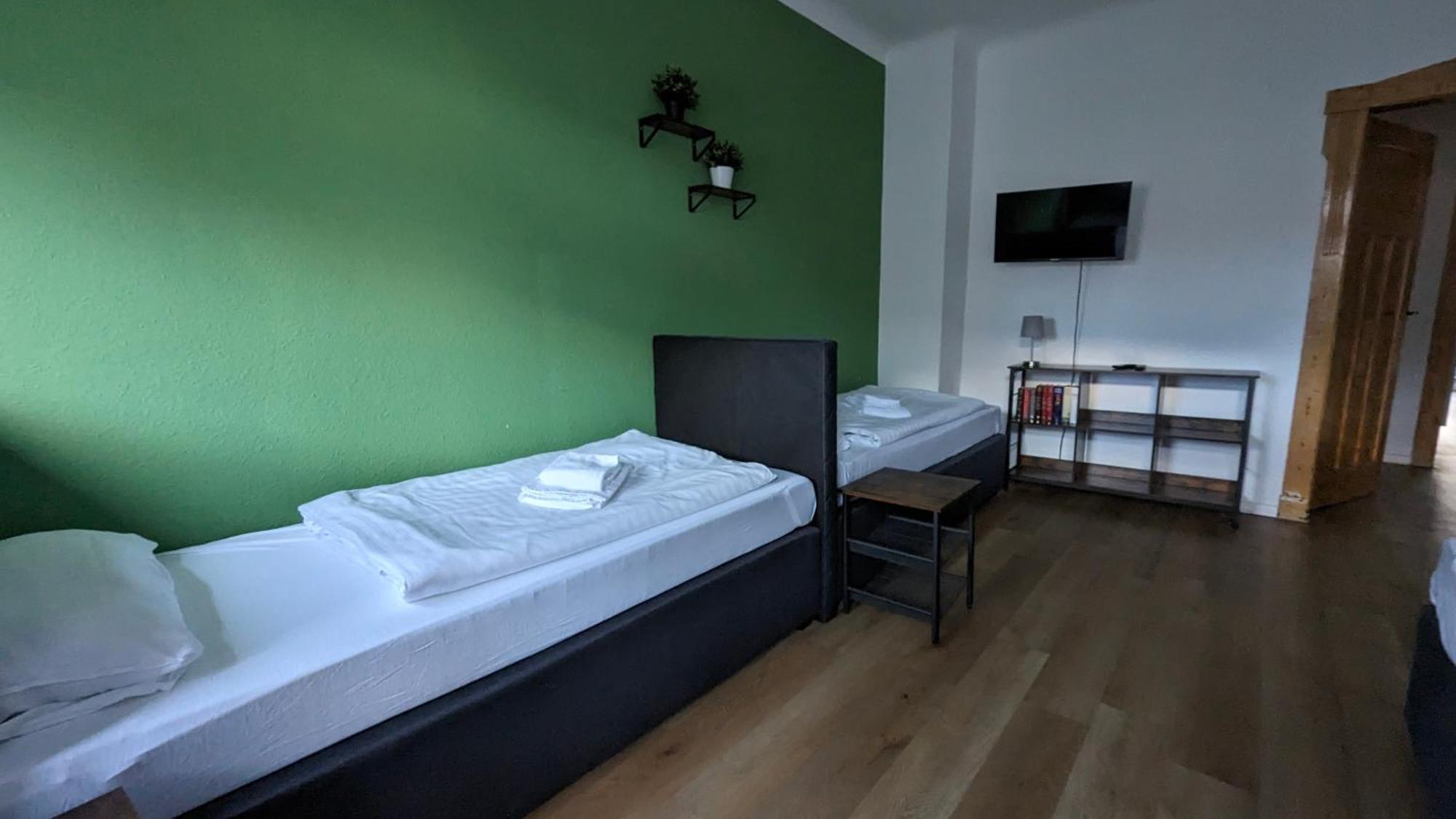 Sali-Homes Boarding Haus Monteur-Wohnungen Balkon Vollkueche Autobahnaehe Markranstädt Quarto foto